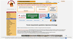 Desktop Screenshot of forum-maconnerie.com